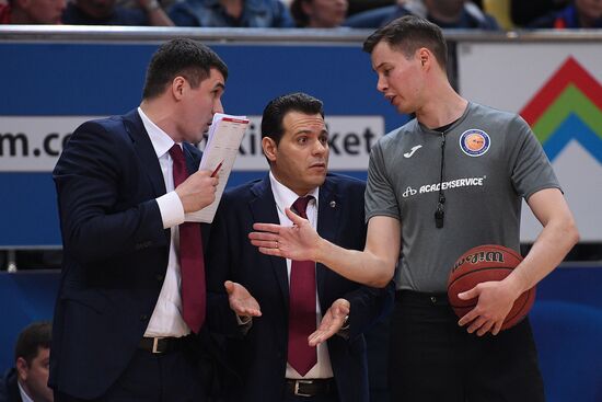 Баскетбол. Единая Лига ВТБ. Матч "Химки" - ЦСКА