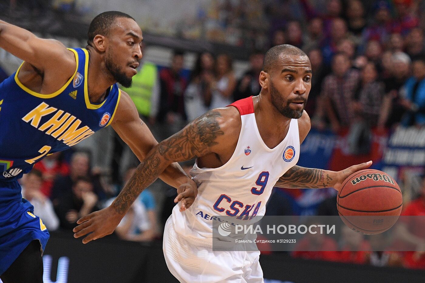 Баскетбол. Единая Лига ВТБ. Матч "Химки" - ЦСКА