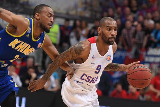 Баскетбол. Единая Лига ВТБ. Матч "Химки" - ЦСКА