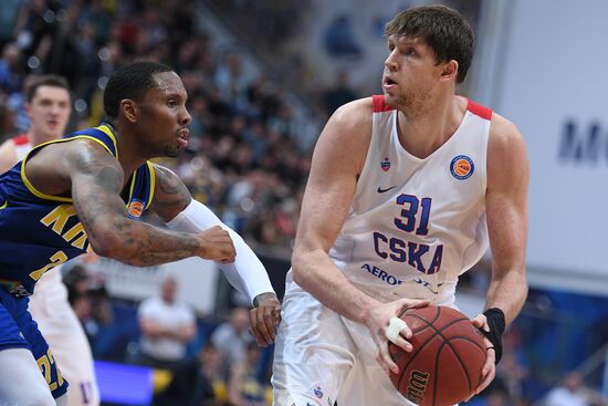 Баскетбол. Единая Лига ВТБ. Матч "Химки" - ЦСКА