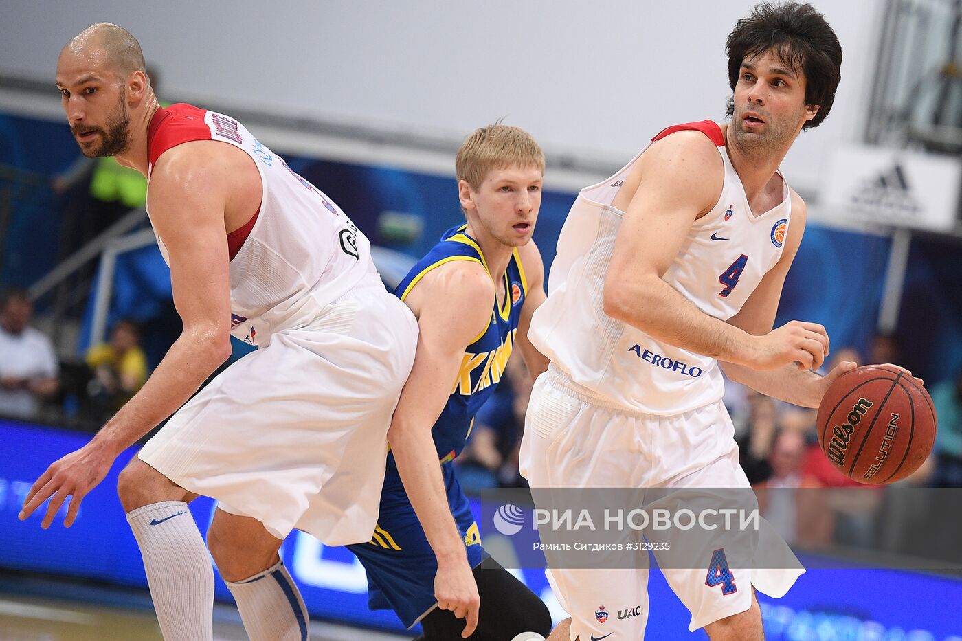 Баскетбол. Единая Лига ВТБ. Матч "Химки" - ЦСКА