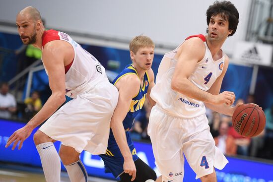 Баскетбол. Единая Лига ВТБ. Матч "Химки" - ЦСКА