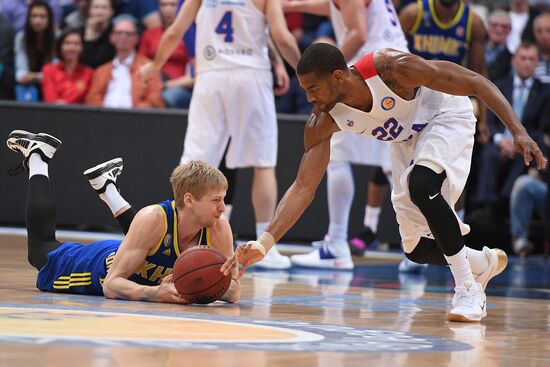 Баскетбол. Единая Лига ВТБ. Матч "Химки" - ЦСКА