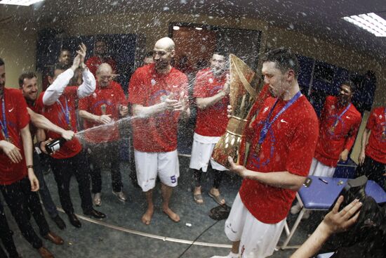 Баскетбол. Единая Лига ВТБ. Матч "Химки" - ЦСКА