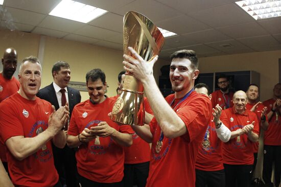 Баскетбол. Единая Лига ВТБ. Матч "Химки" - ЦСКА