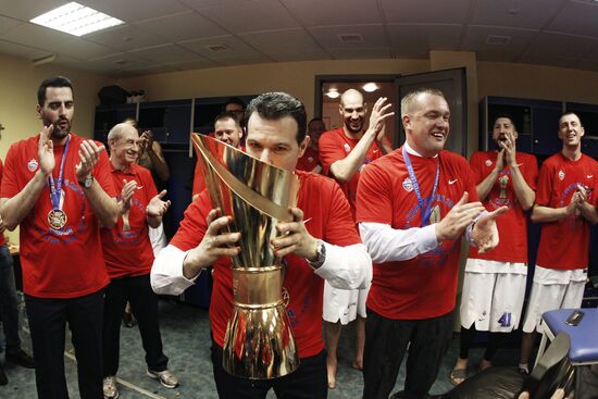 Баскетбол. Единая Лига ВТБ. Матч "Химки" - ЦСКА