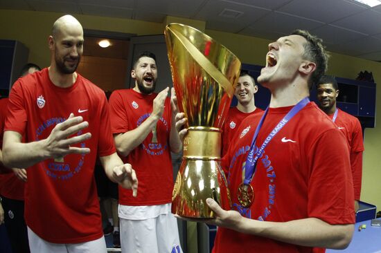 Баскетбол. Единая Лига ВТБ. Матч "Химки" - ЦСКА