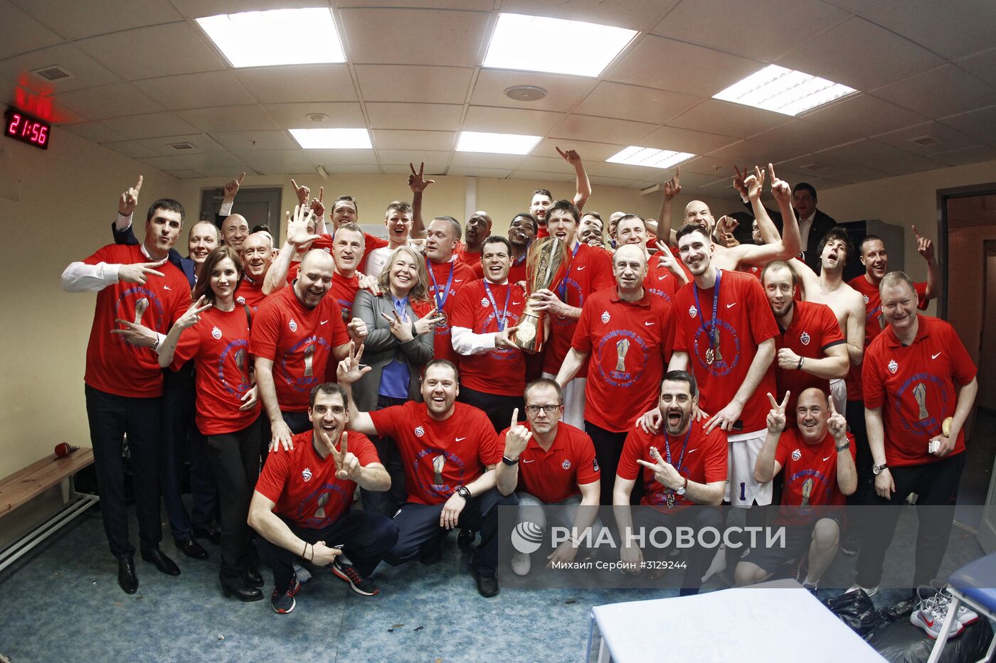 Баскетбол. Единая Лига ВТБ. Матч "Химки" - ЦСКА