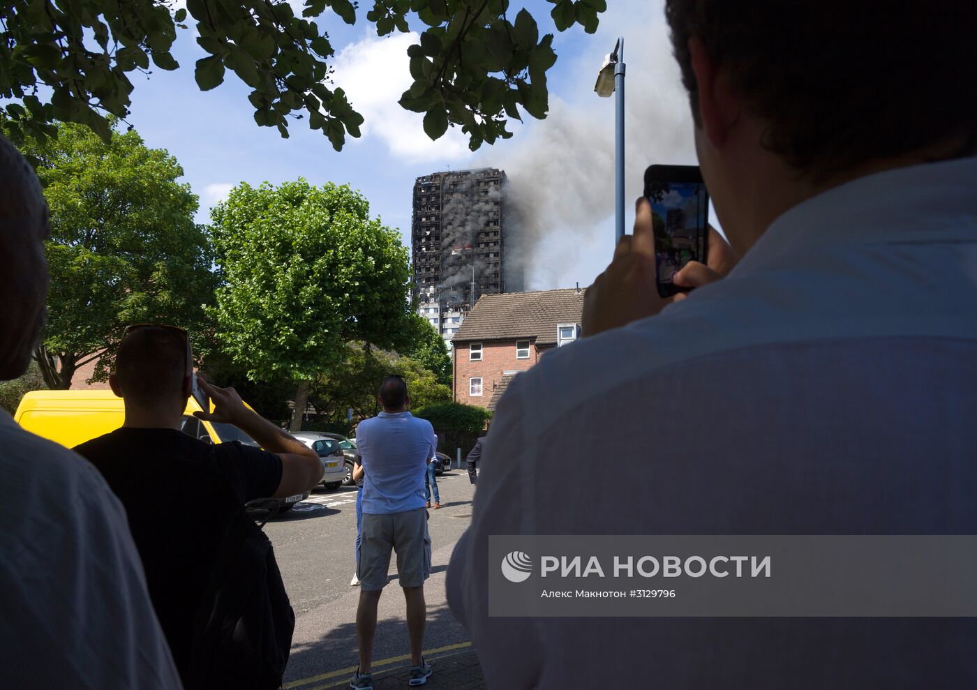 Пожар в жилом доме на западе Лондона