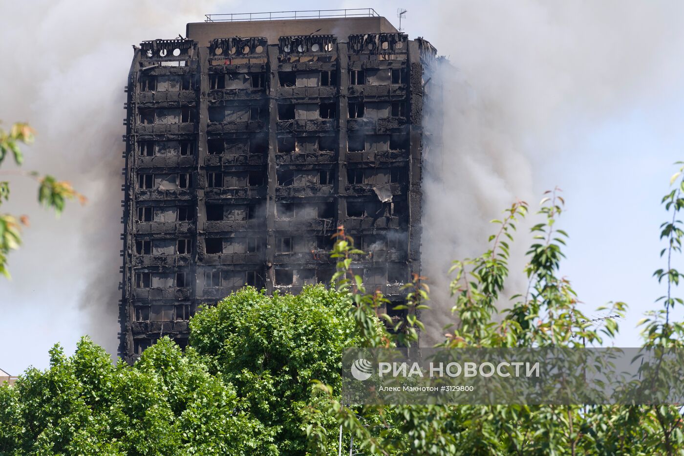 Пожар в жилом доме на западе Лондона | РИА Новости Медиабанк