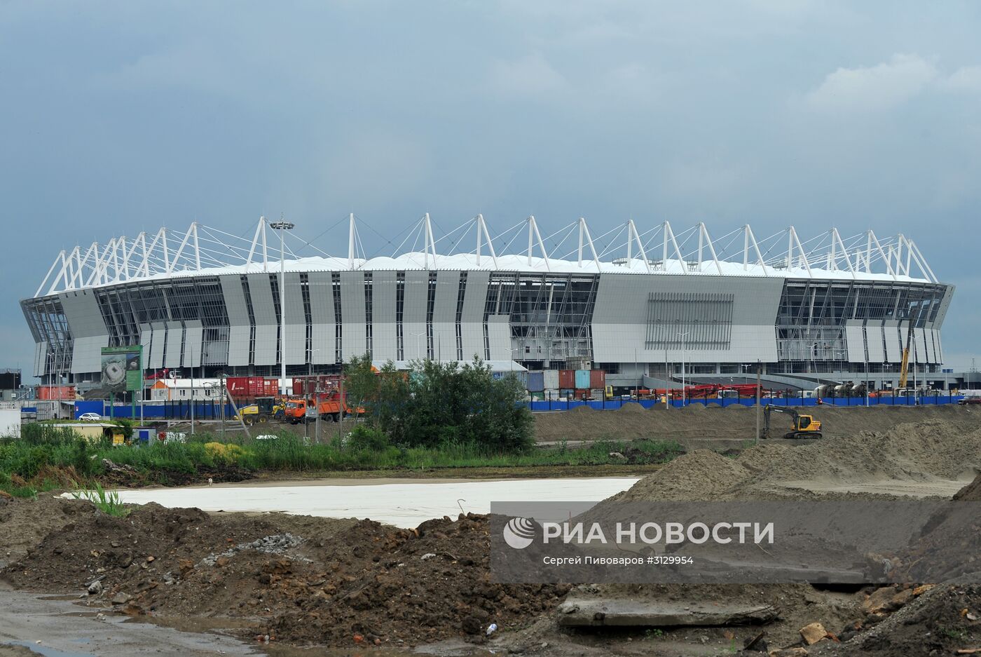 Строительство стадиона "Ростов Арена"