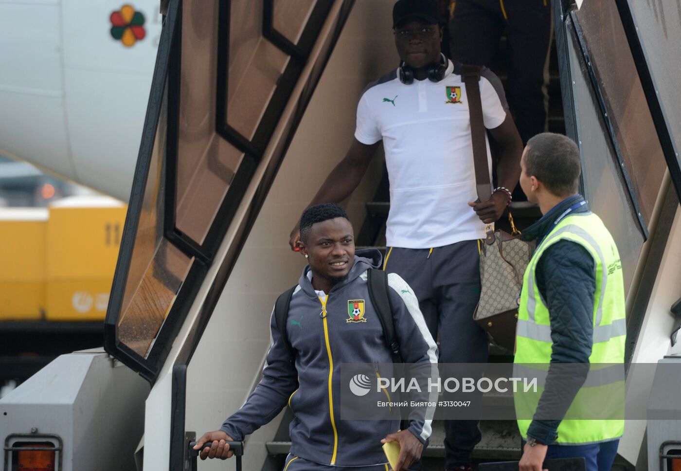 Прилет сборной Камеруна на Кубок конфедераций-2017
