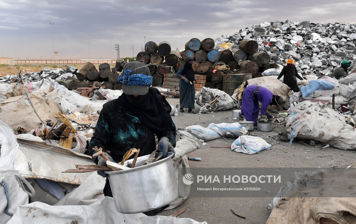 Частный завод по переработке меди и алюминия в пригороде Хомса