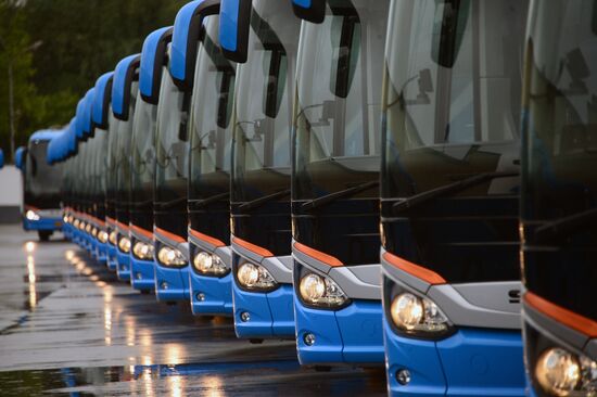 Презентация новых автобусов для обслуживания Кубка конфедераций-2017