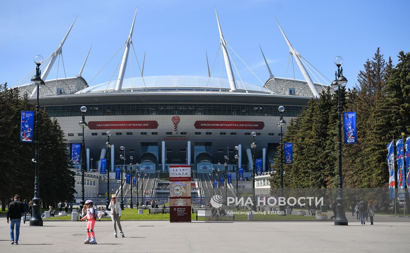 Подготовка к Кубку конфедераций-2017 в Санкт-Петербурге