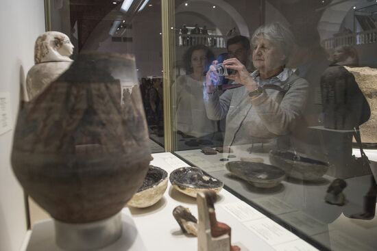 Открытие выставки "Нефертари и Долина Цариц из Египетского музея в Турине" в Эрмитаже