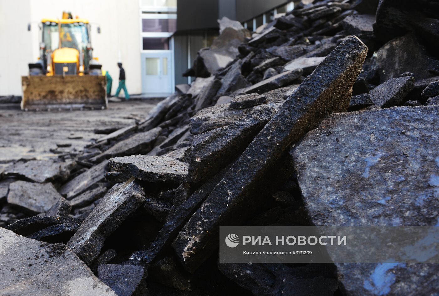 Замена асфальта в Москве