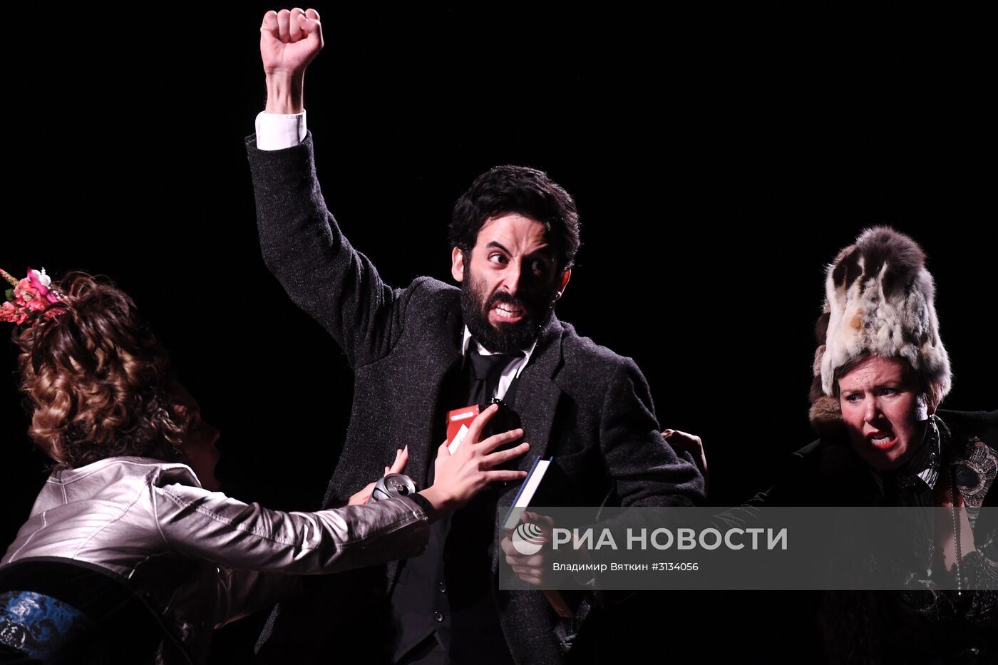Прогон спектакля "Перрон №3" в рамках театрального фестиваля им. А.П. Чехова