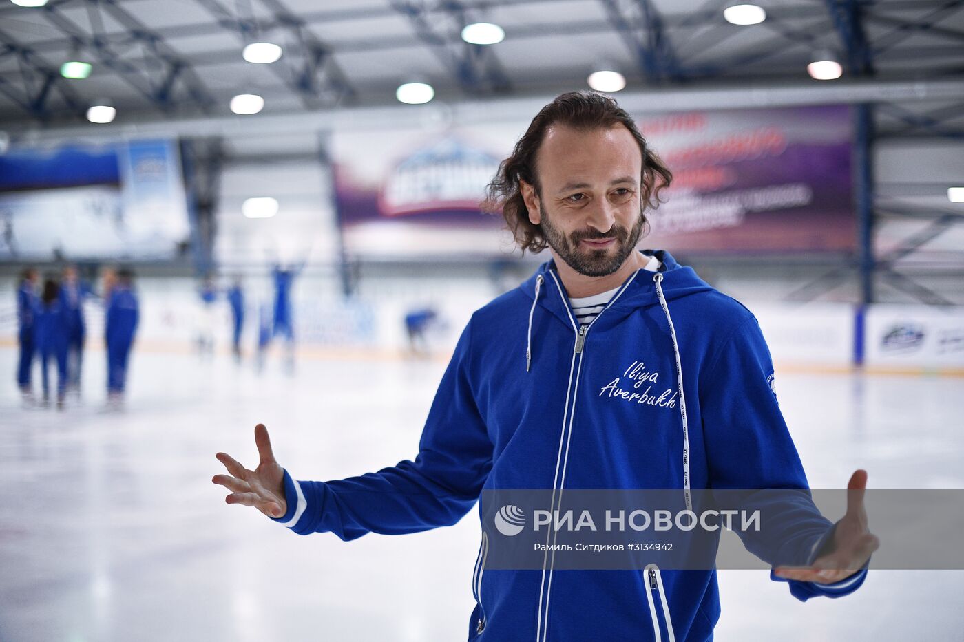 Репетиция ледового спектакля Ильи Авербуха "Ромео и Джульетта"