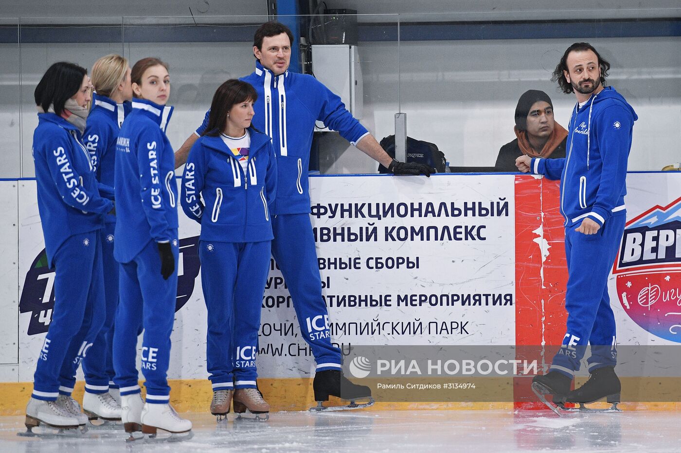 Репетиция ледового спектакля Ильи Авербуха "Ромео и Джульетта"