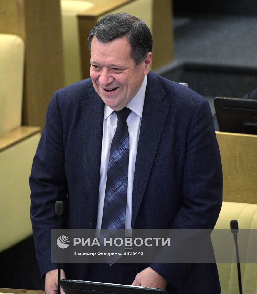 Пленарное заседание Госдумы РФ