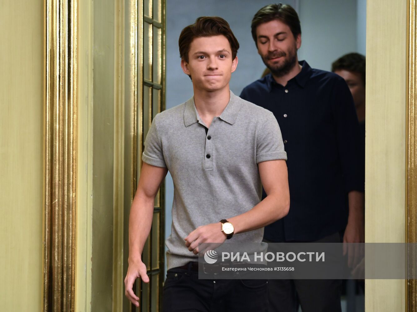 П/к создателей и актеров фильма "Человек - Паук: возвращение домой"