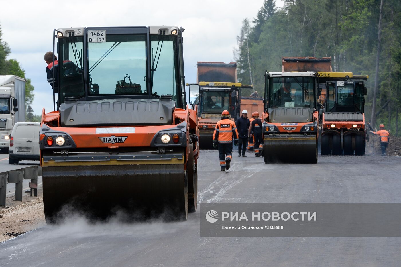 Строительство пятого пускового комплекса ЦКАД