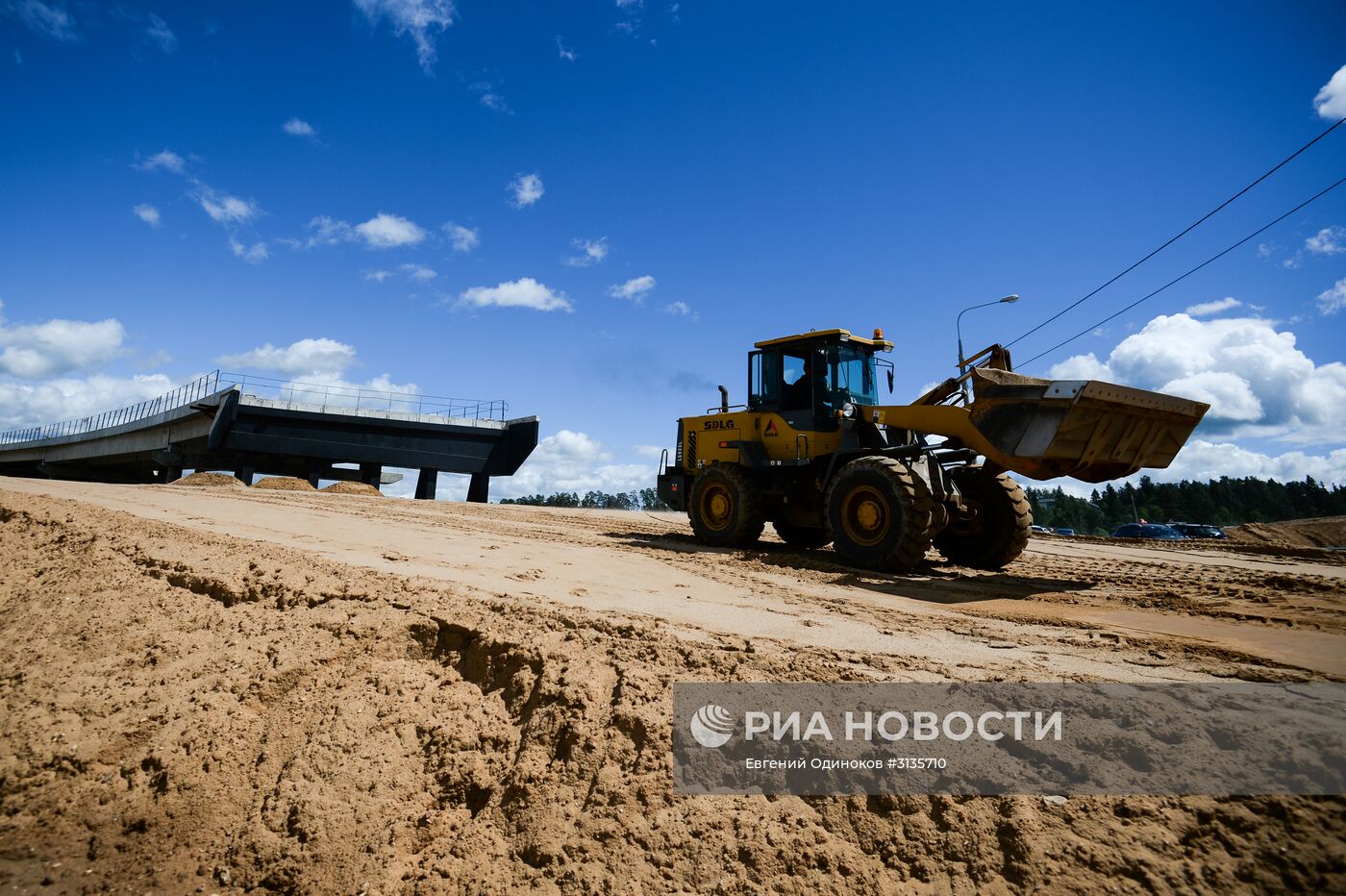 Строительство пятого пускового комплекса ЦКАД