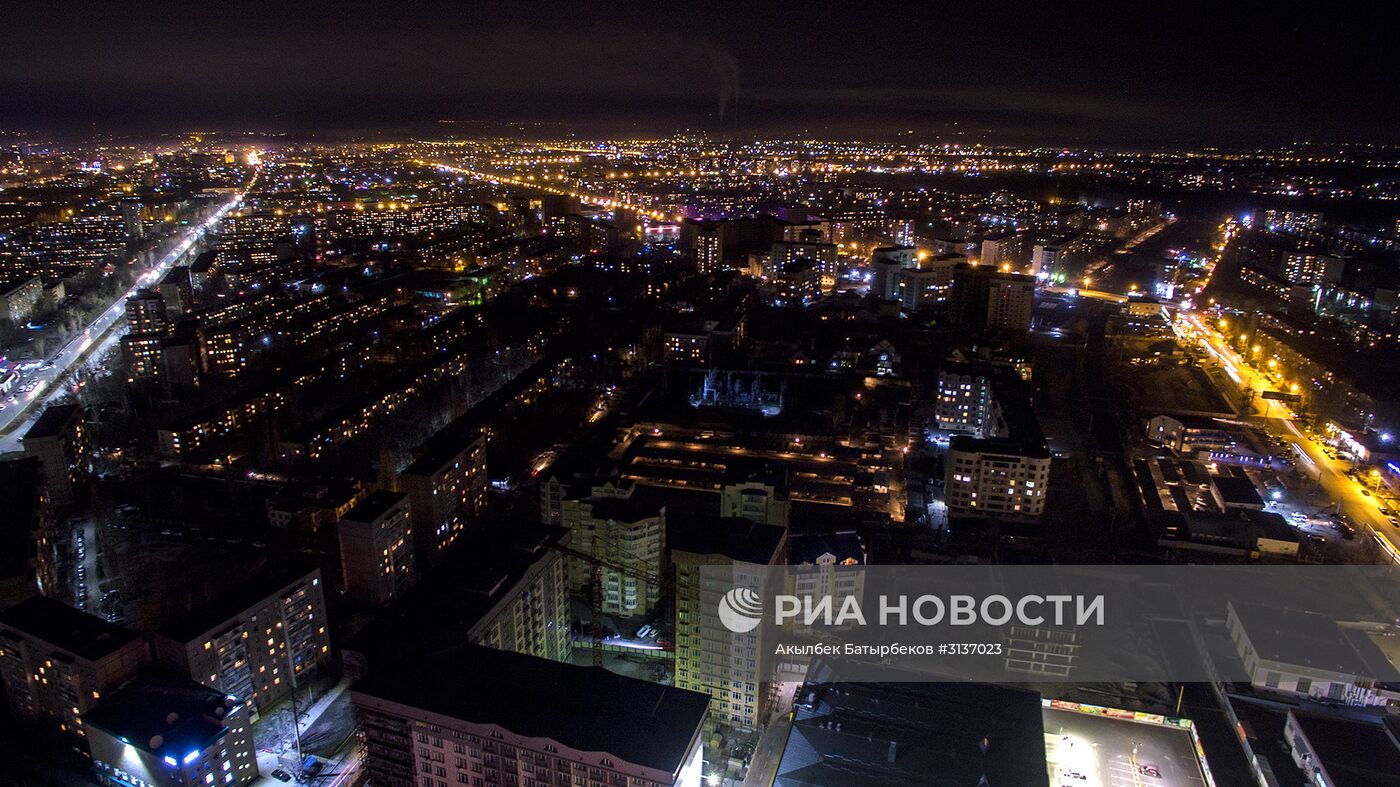 Ночной Бишкек