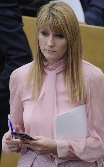 Пленарное заседание Госдумы РФ