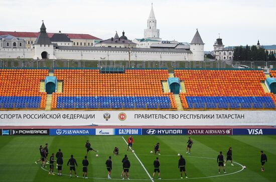 Футбол. Кубок конфедераций-2017. Тренировка сборной Мексики