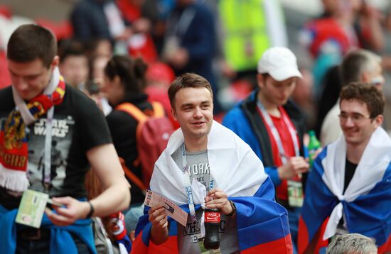 Футбол. Кубок конфедераций-2017. Матч Мексика - Россия