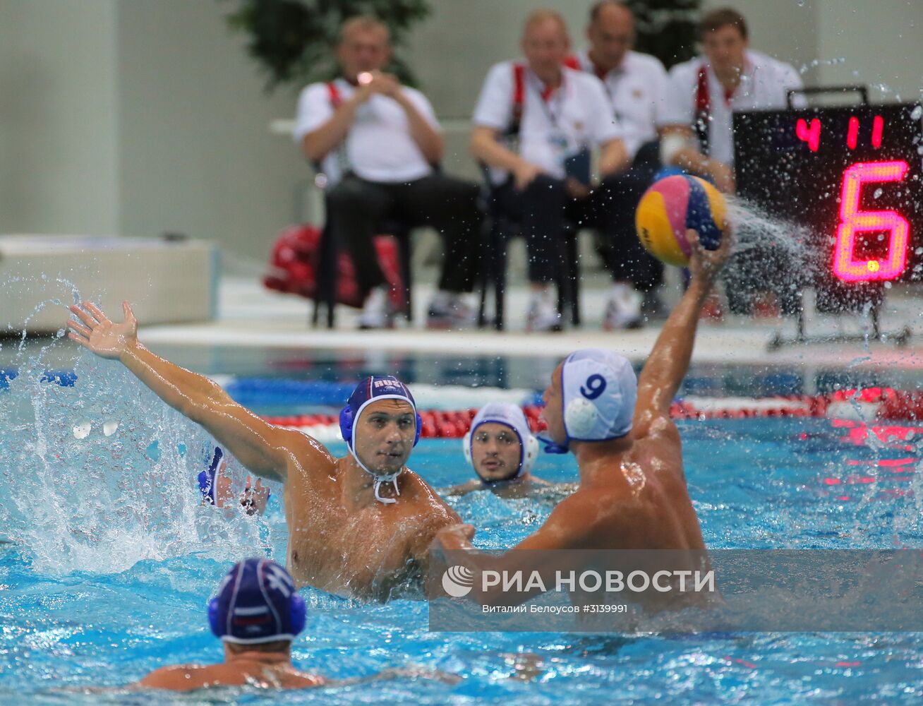 Водное поло. Суперфинал мировой лиги. Мужчины. Матч за пятое место