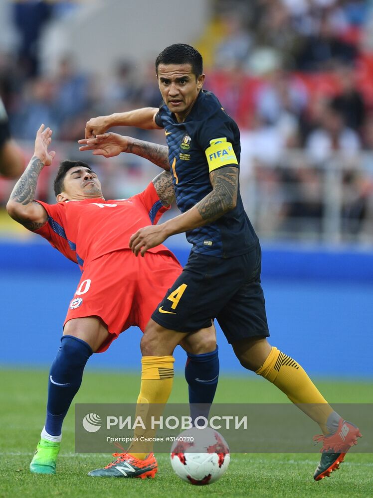 Футбол. Кубок конфедераций-2017. Матч Чили – Австралия