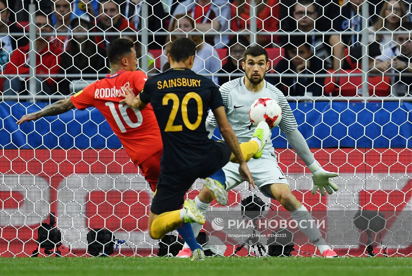 Футбол. Кубок конфедераций-2017. Матч Чили – Австралия