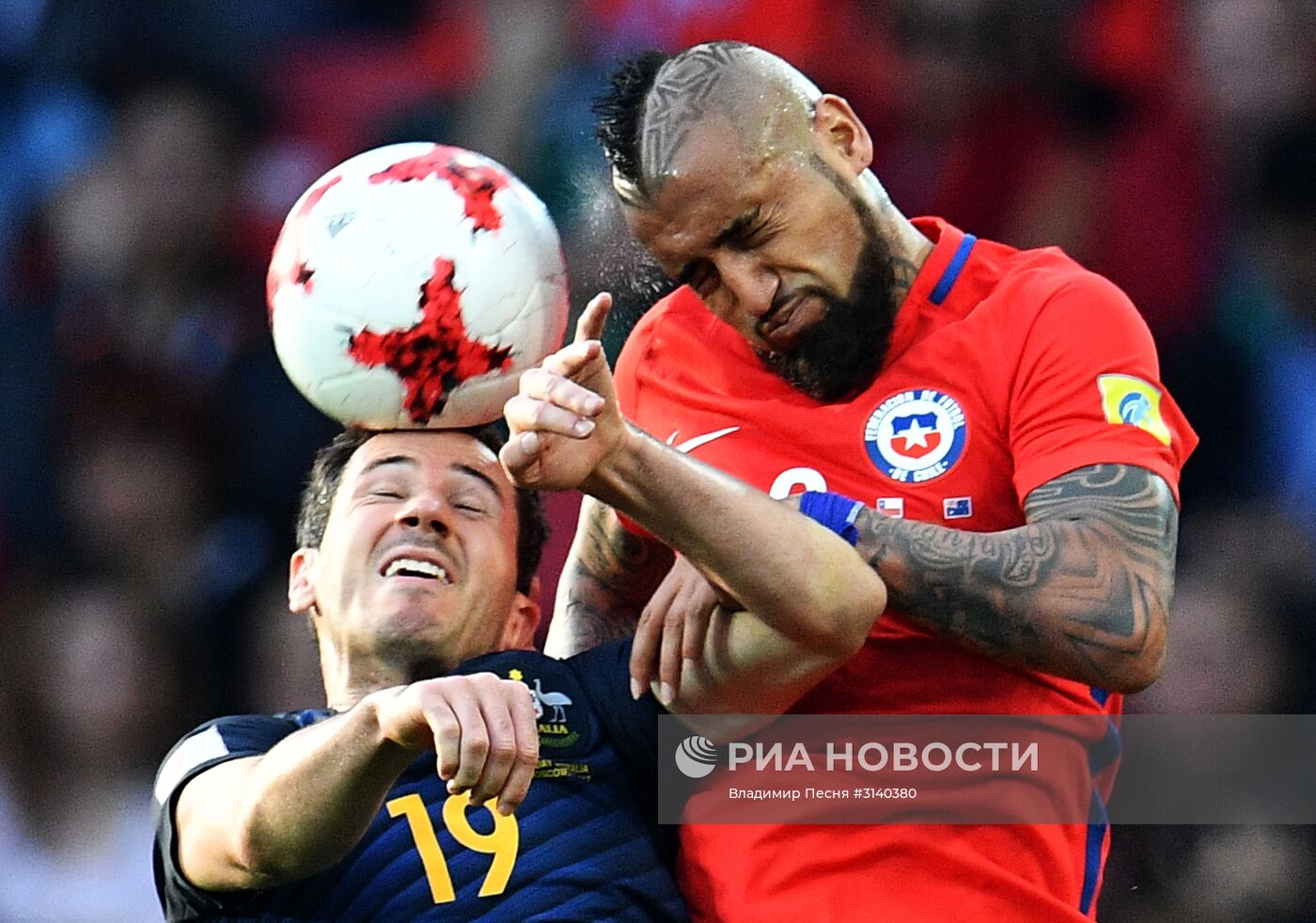 Футбол. Кубок конфедераций-2017. Матч Чили – Австралия