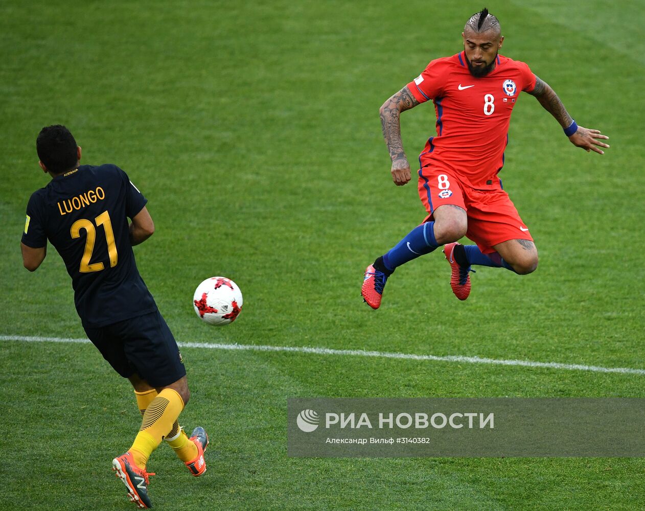 Футбол. Кубок конфедераций-2017. Матч Чили – Австралия