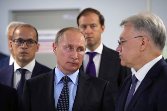 Рабочая поездка президента РФ В.Путина в Удмуртскую Республику