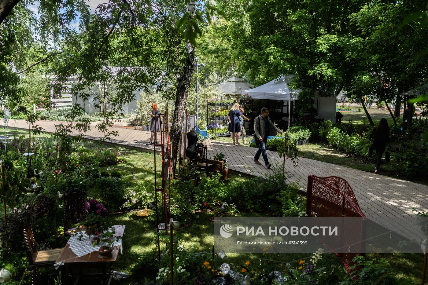 VI Московский Международный фестиваль садов и цветов Moscow Flower Show в парке искусств Музеон