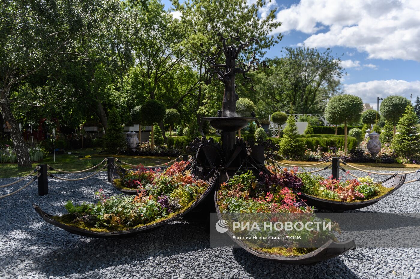 VI Московский Международный фестиваль садов и цветов Moscow Flower Show в парке искусств Музеон