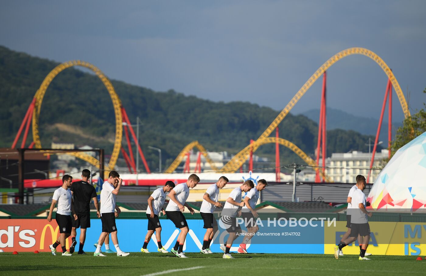 Футбол. Кубок конфедераций-2017. Тренировка сборной Германии