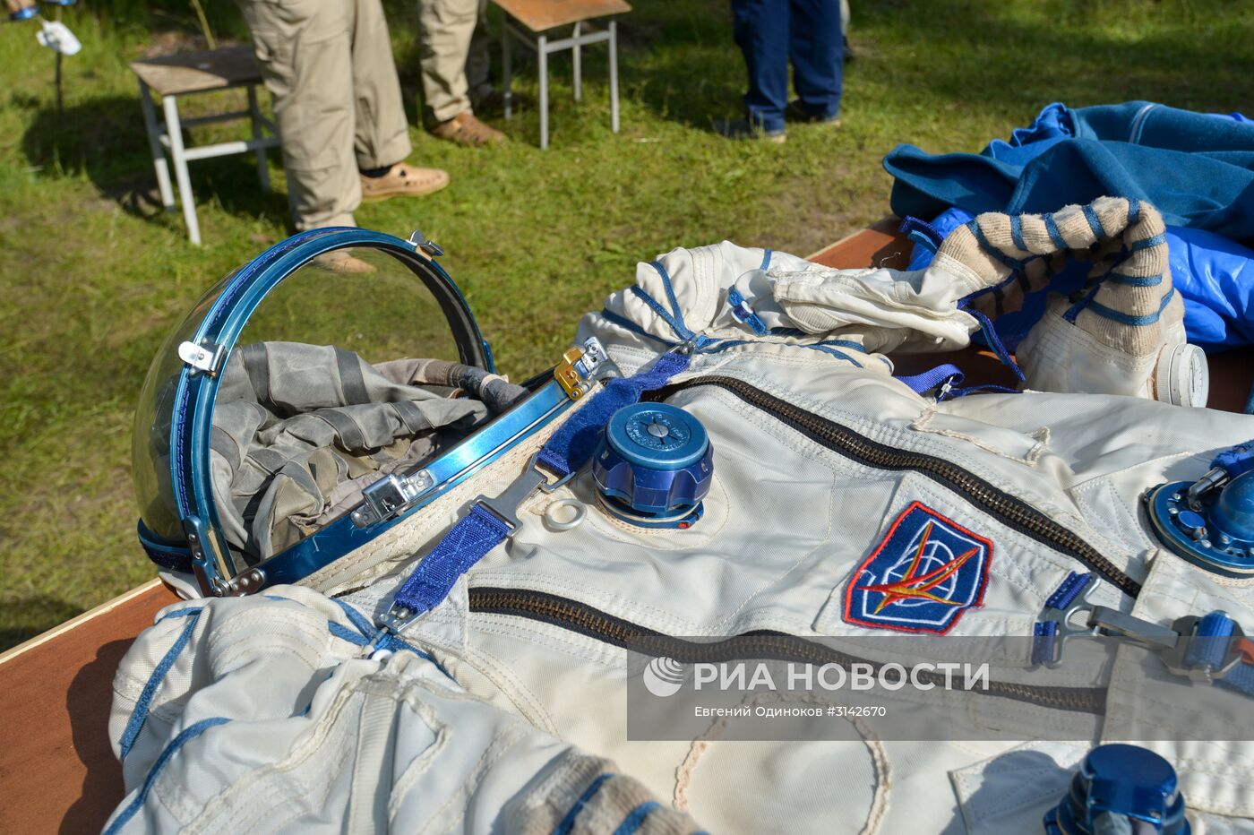 Тренировка по "водному выживанию" экипажа Международной космической станции