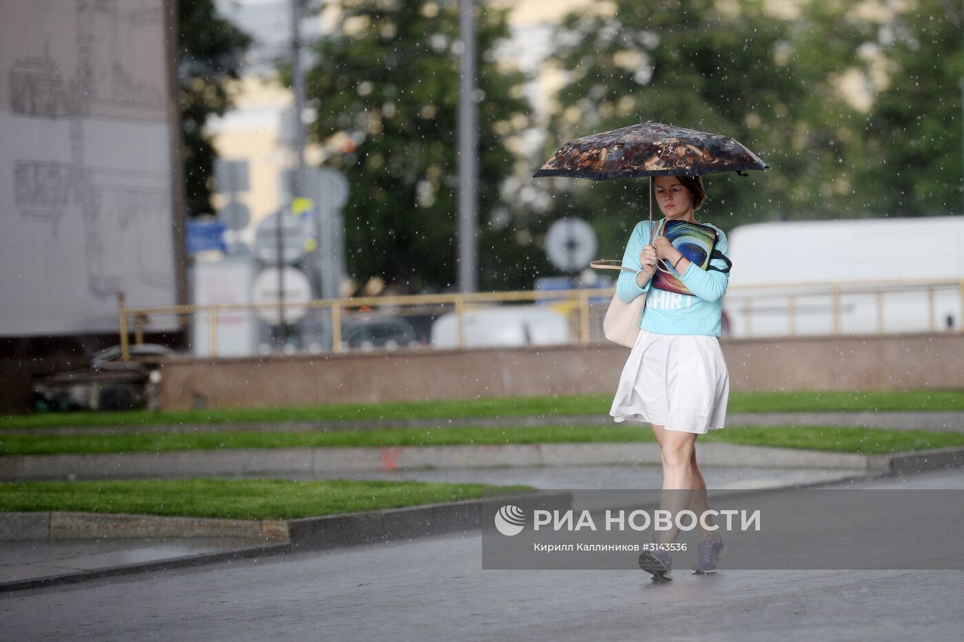 Дождь в Москве