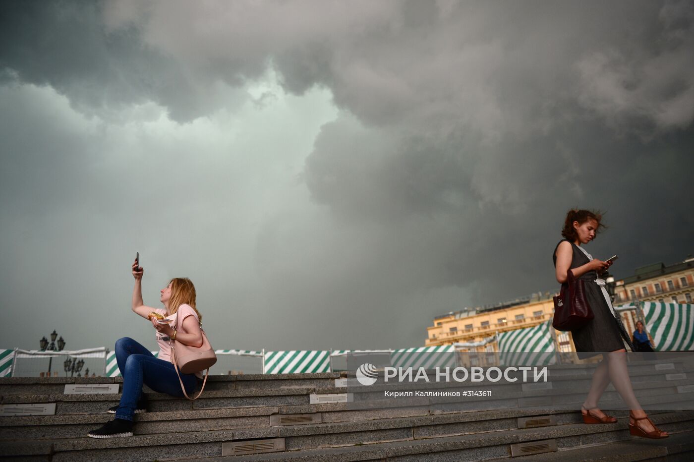 Дождь в Москве