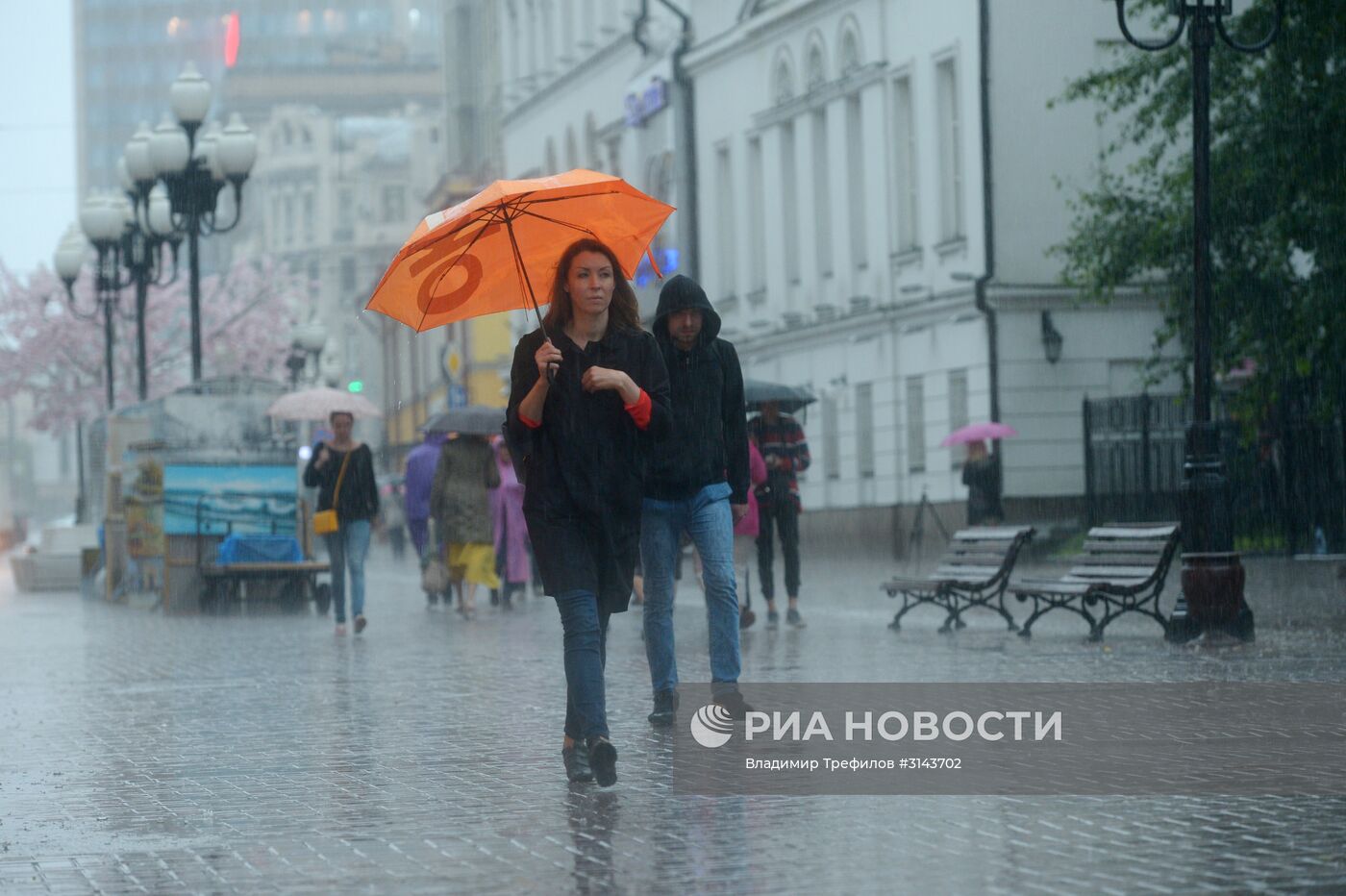 Дождь в Москве