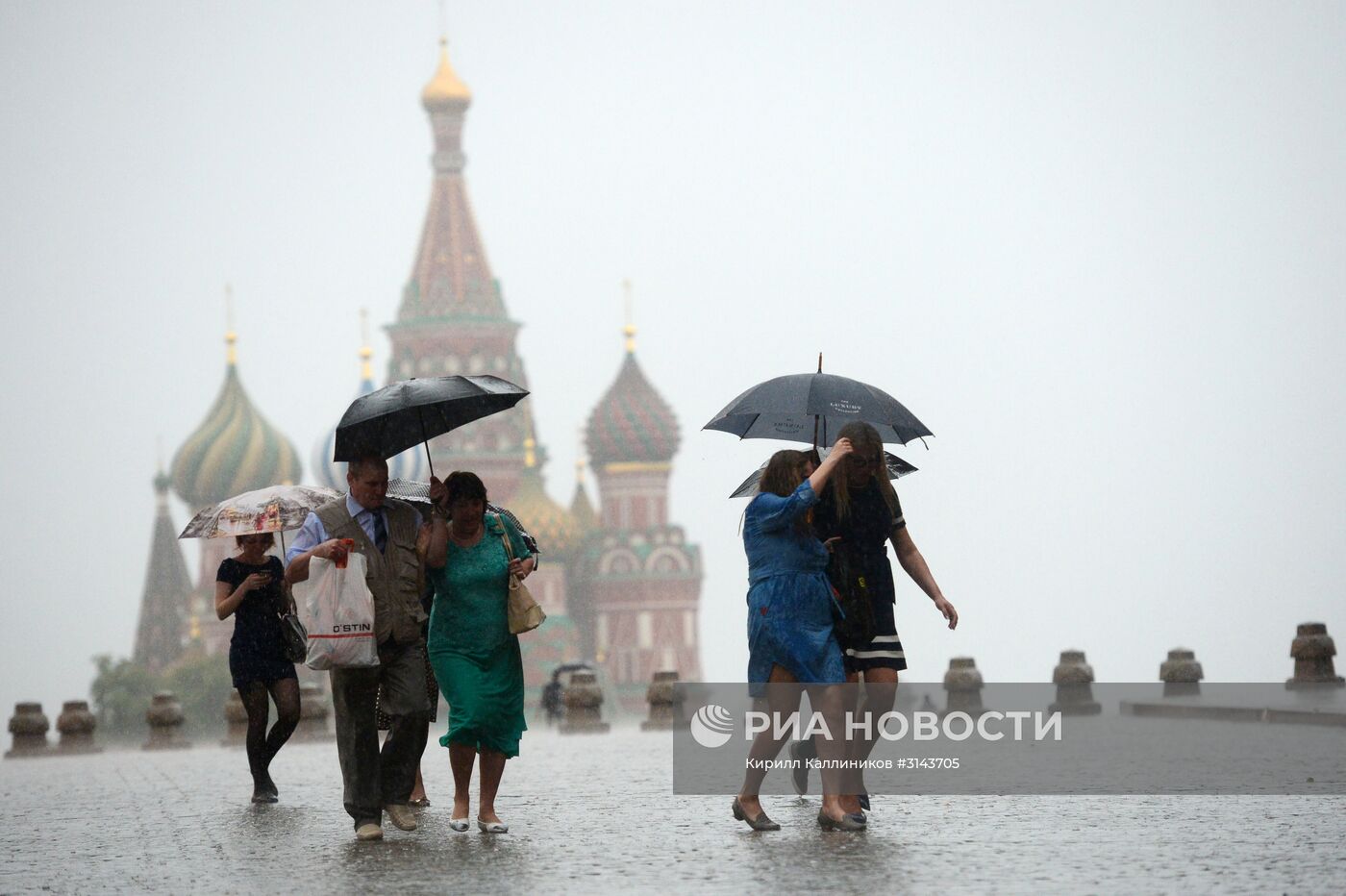 Дождь в Москве