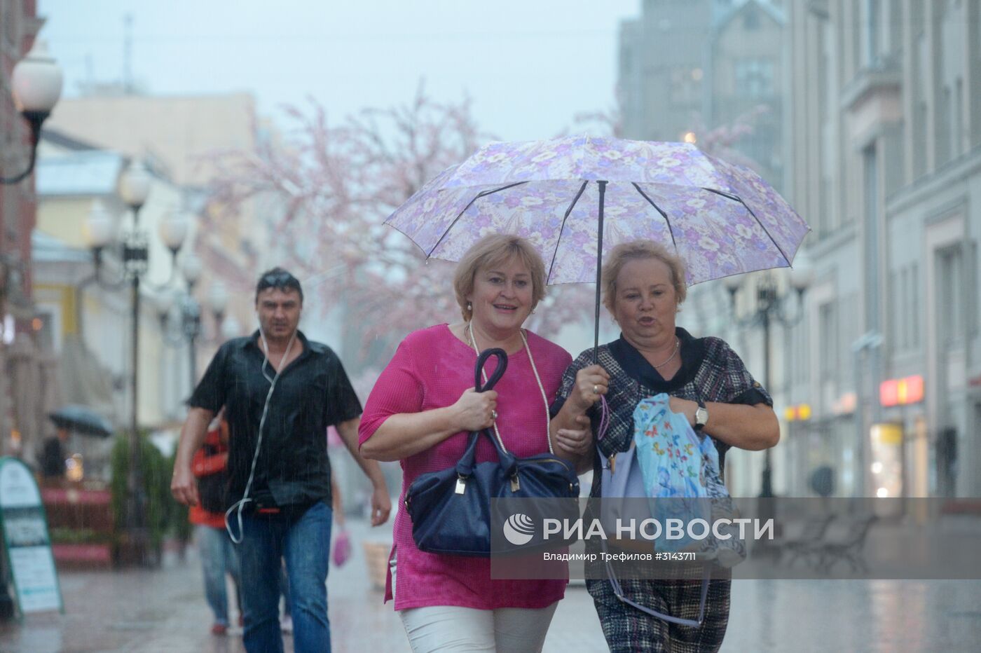 Дождь в Москве