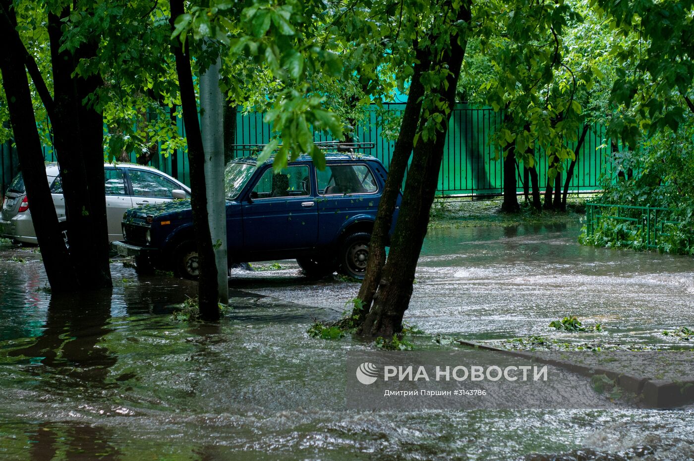 Дождь в Москве