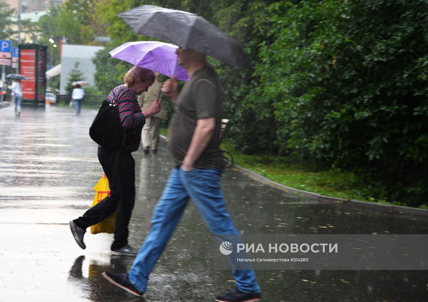 Дождь в Москве