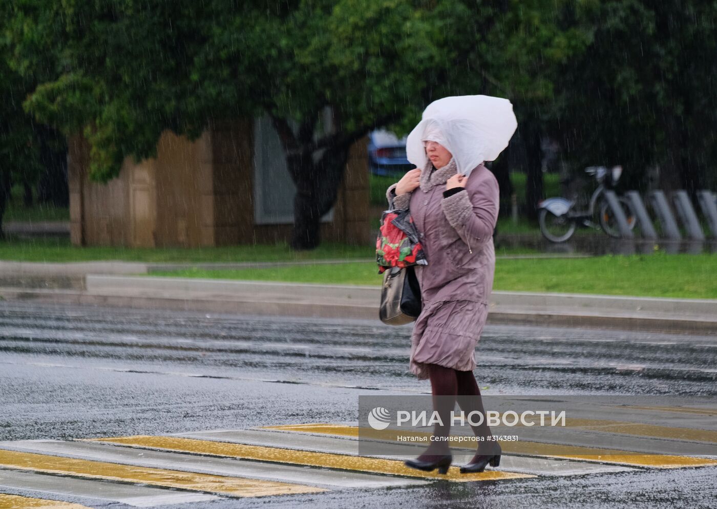 Дождь в Москве